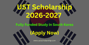 Apply Now UST Scholarship 2026-2027